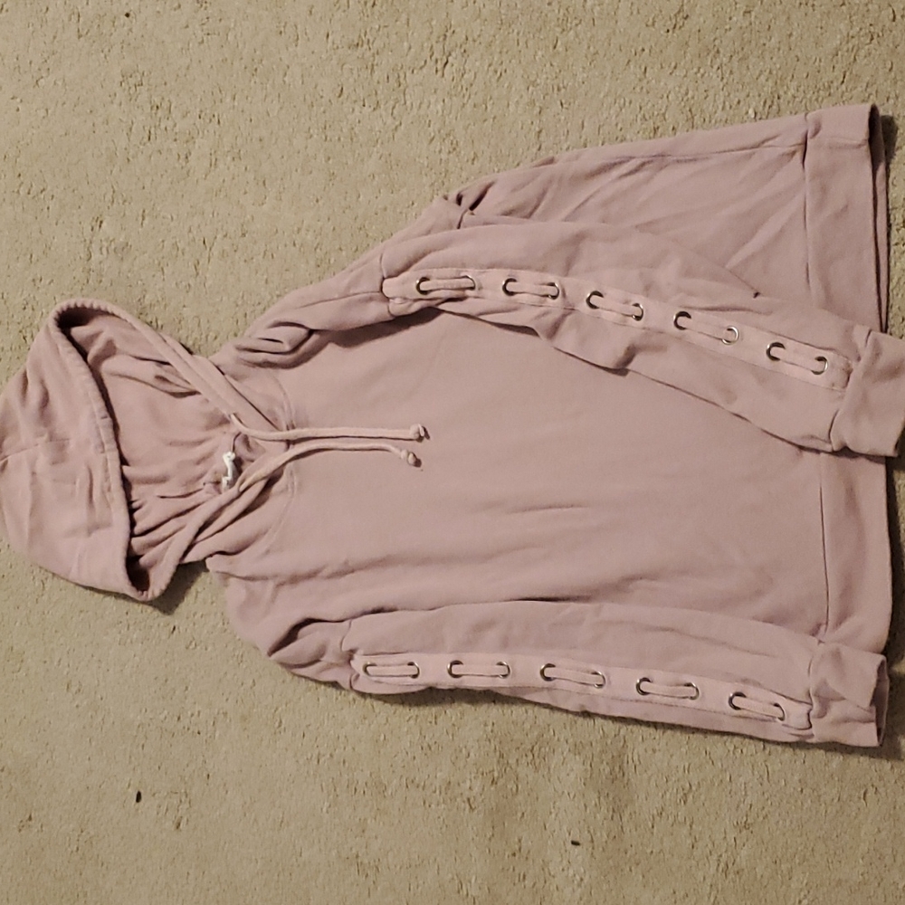Light mauve/pink hoodie l
